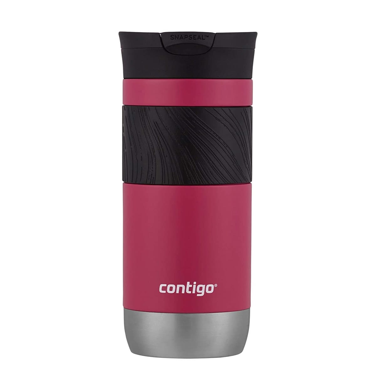 Termo 16 Oz Acero Inoxidable Sistema Snapseal Byron 2.0 Dragon Fruit Contigo color Rojo $399