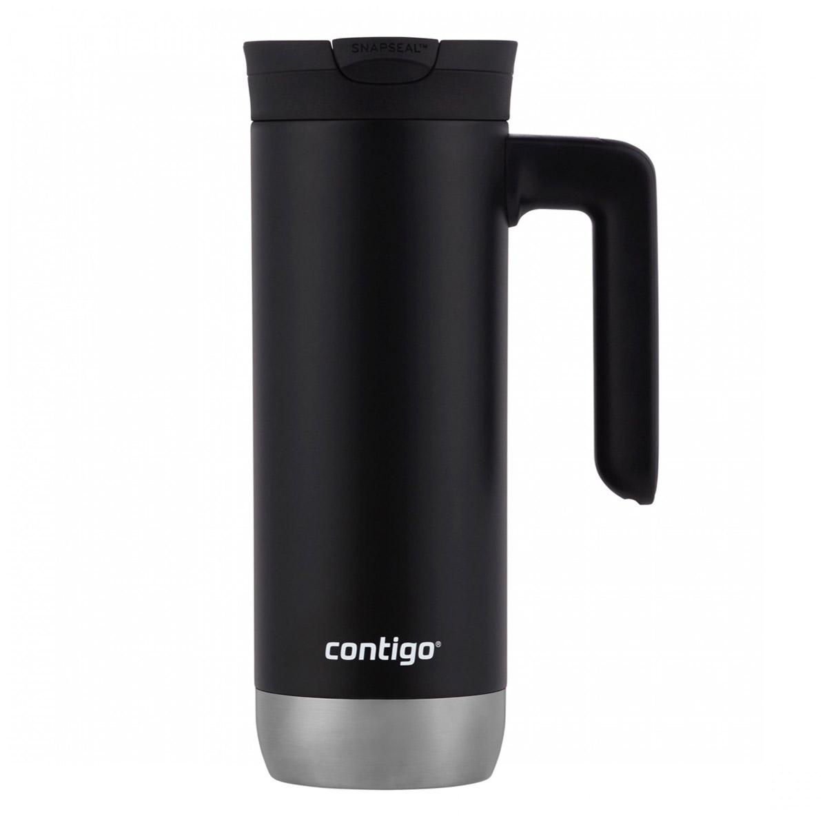 Termo 20 Oz Tipo Taza Acero Inoxidable Superior 2.0 Snapseal Licorice Contigo color Negro