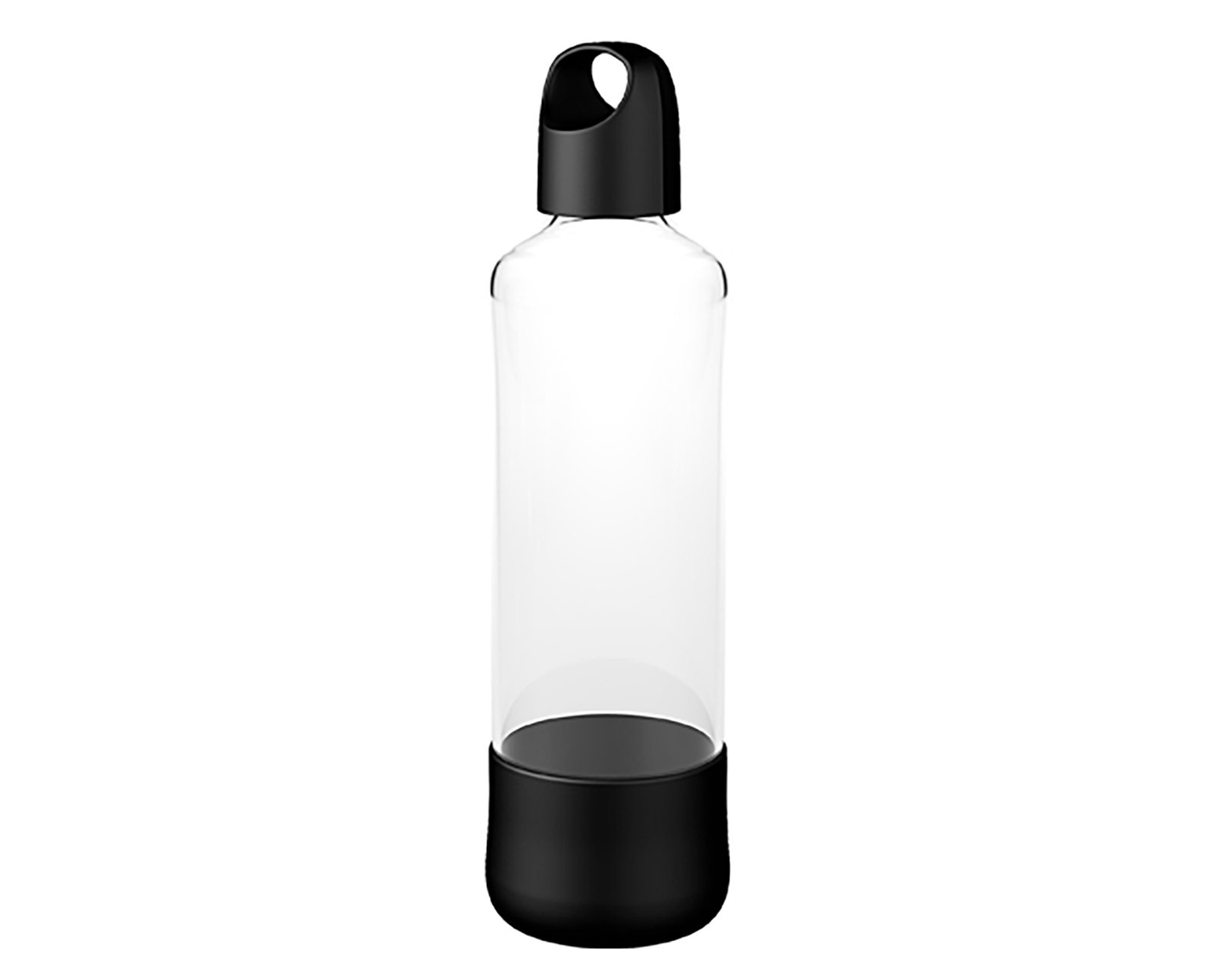 Botella Termo de Vidrio Borgonovo de 750 ml con Protector Transparente