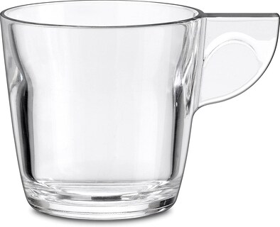 Foto 1 | Juego de 6 Tazas de Vidrio para Café Expresso de 80 ml Borgonovo Transparente