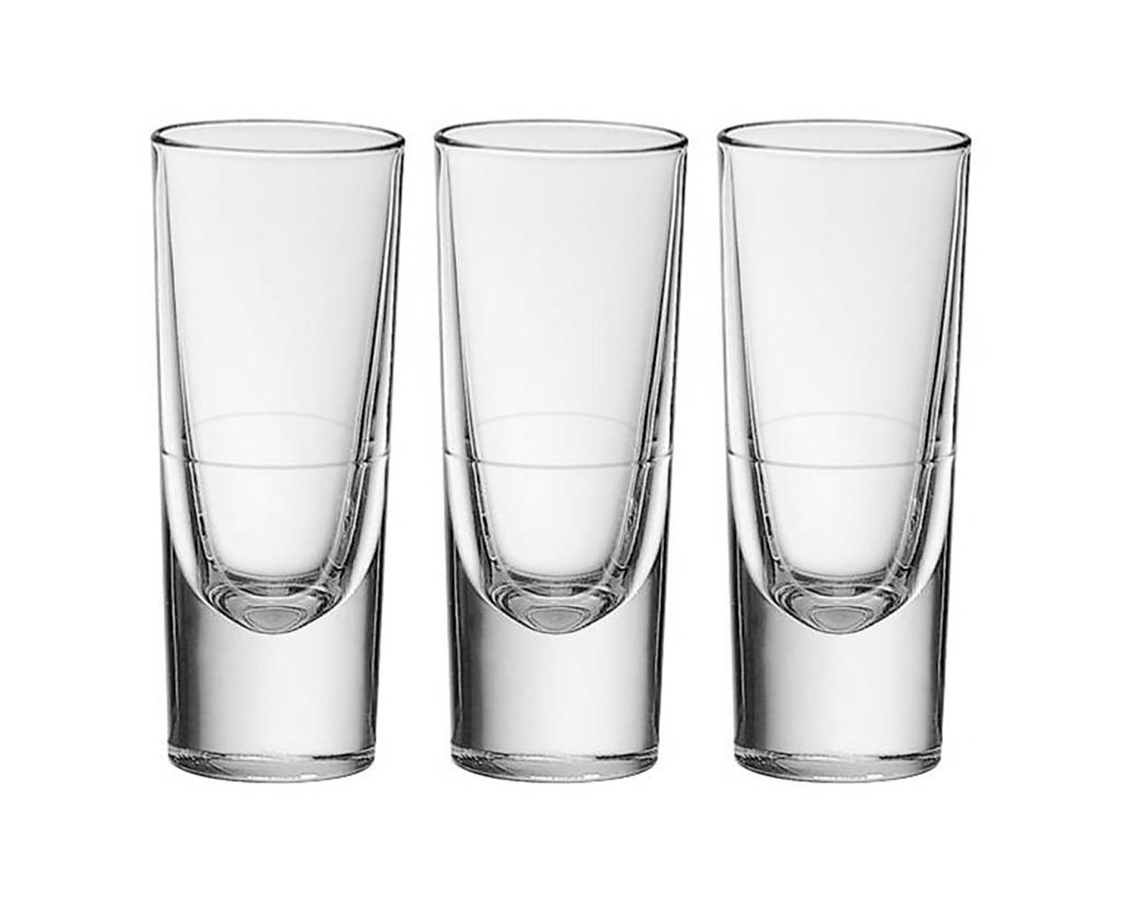 Juego de 6 Tequileros de Vidrio de 150 ml Borgonovo Transparente