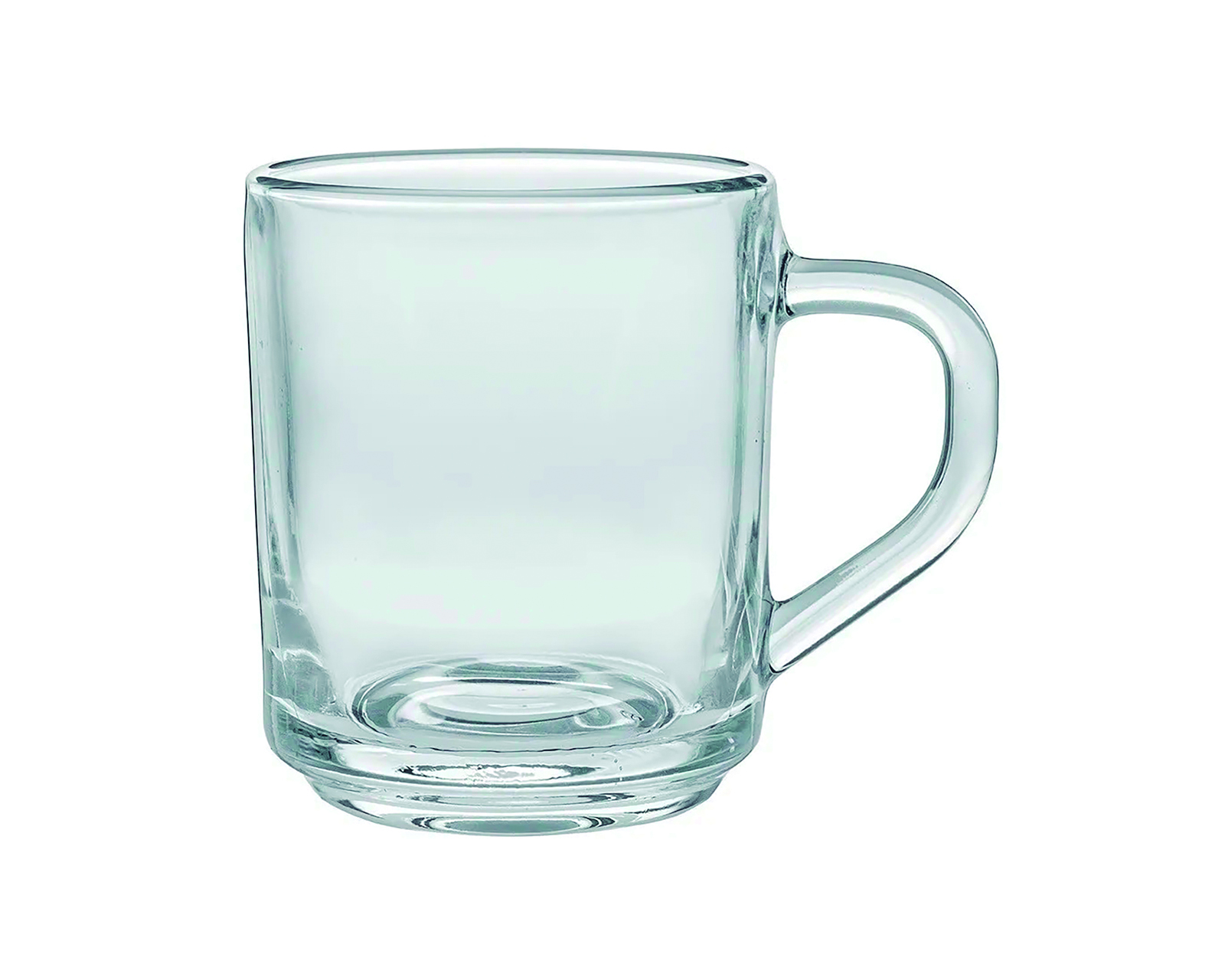 Juego de 6 Tazas de Vidrio para Café Cristar de 227 ml Transparente