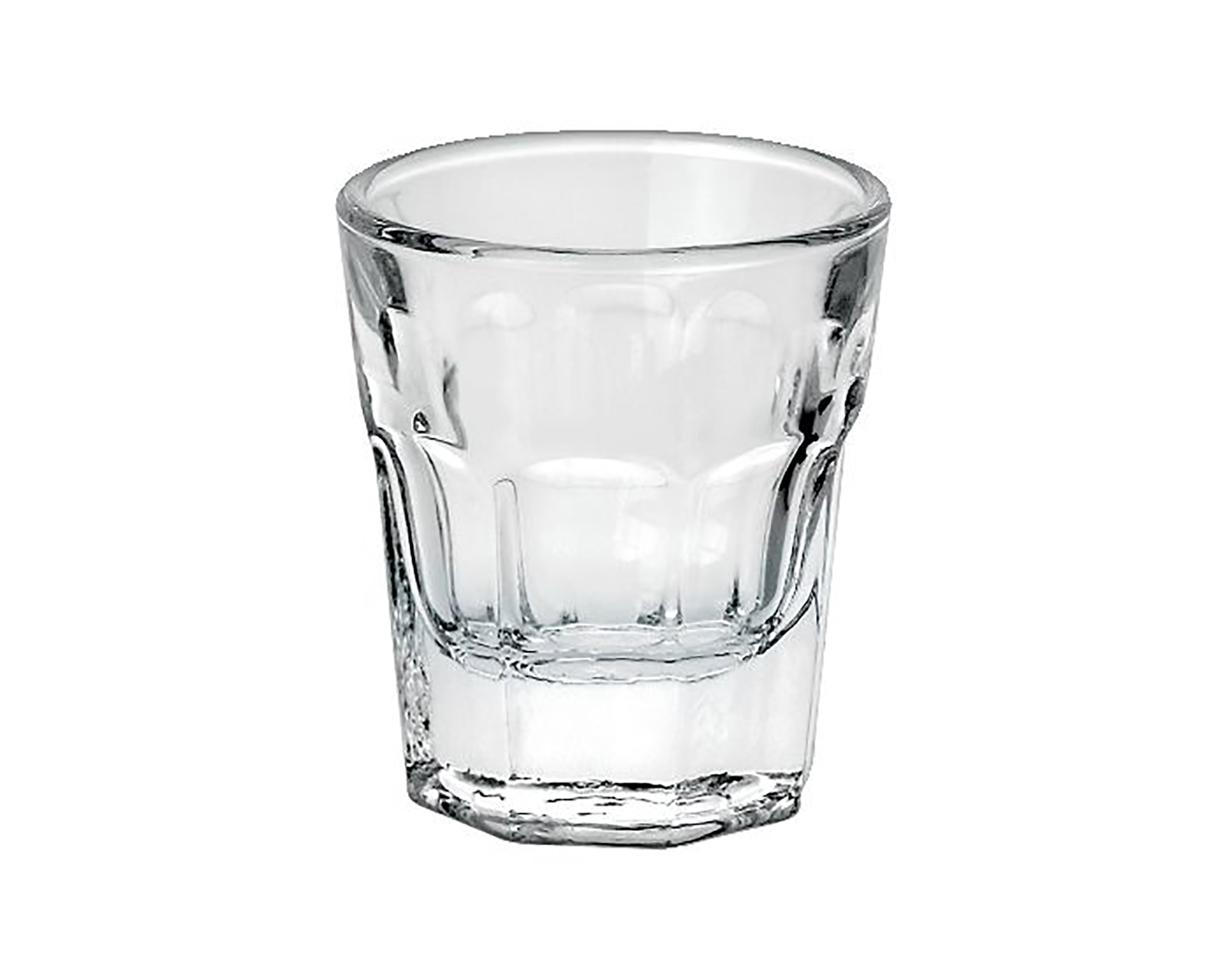 Juego de 6 Tequileros de Vidrio de 42 ml marca Borgonovo Transparente