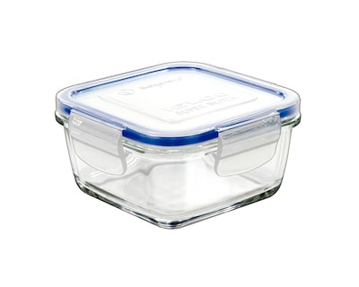 Foto 1 | Contendor Hermético de Vidrio Cuadrado Q11 Borgonovo Transparente