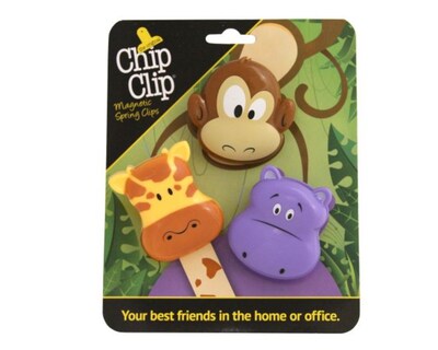 Foto 1 | Set 3 Clips Jungla Chip Clip 90061 Magnéticos