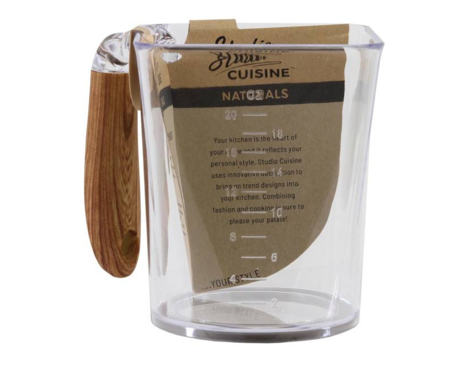 Foto 1 | Taza Medidora de 2.5 marca Studio Cuisine 70030 con Agarre Suave Transparente