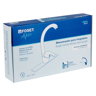 Foto 3 | Monomando para Fregadero Foset Cuello Curvo Línea Aqua