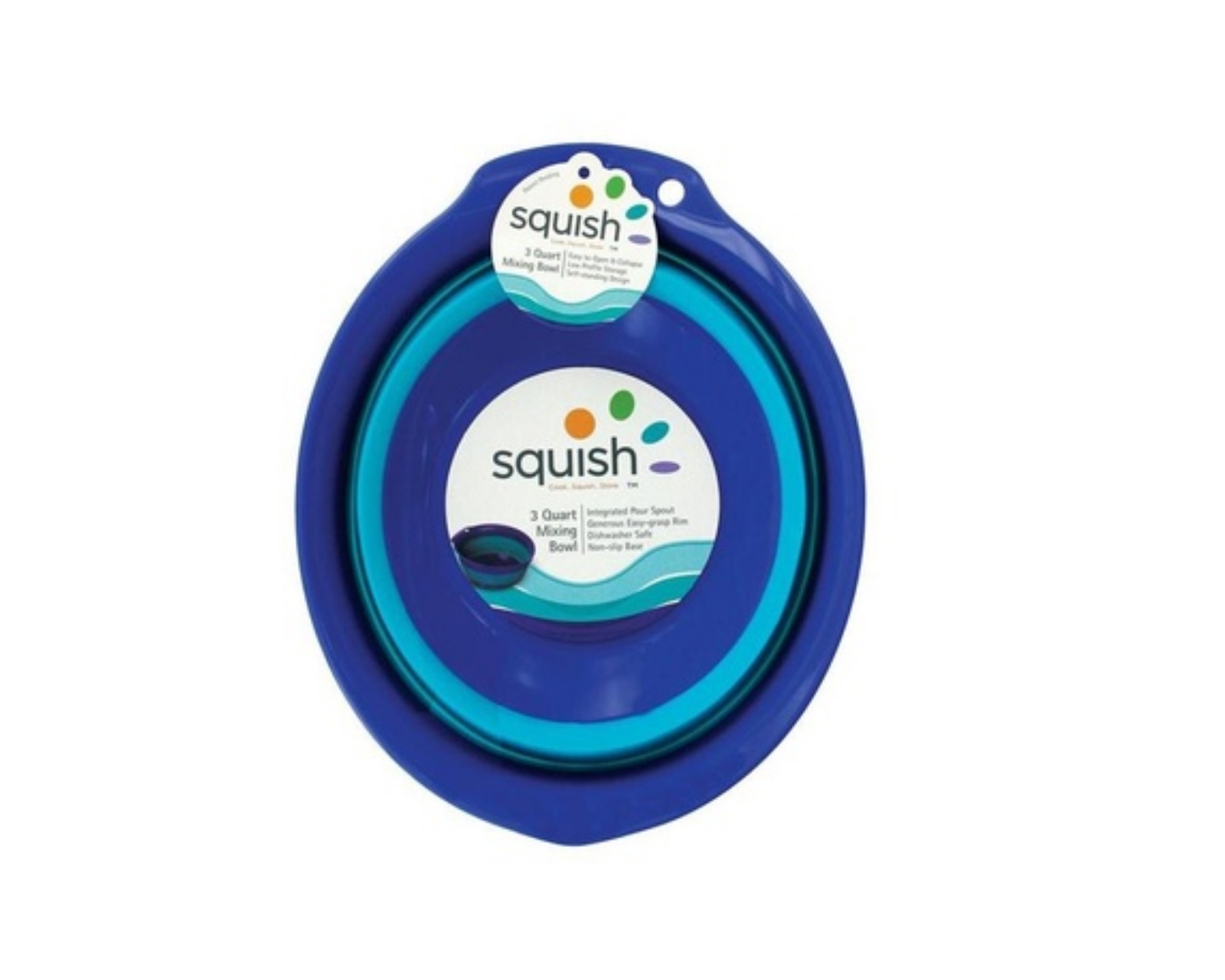 Foto 2 pulgar | Bowl Plegable de 3 Qt Squish 41004 Azul