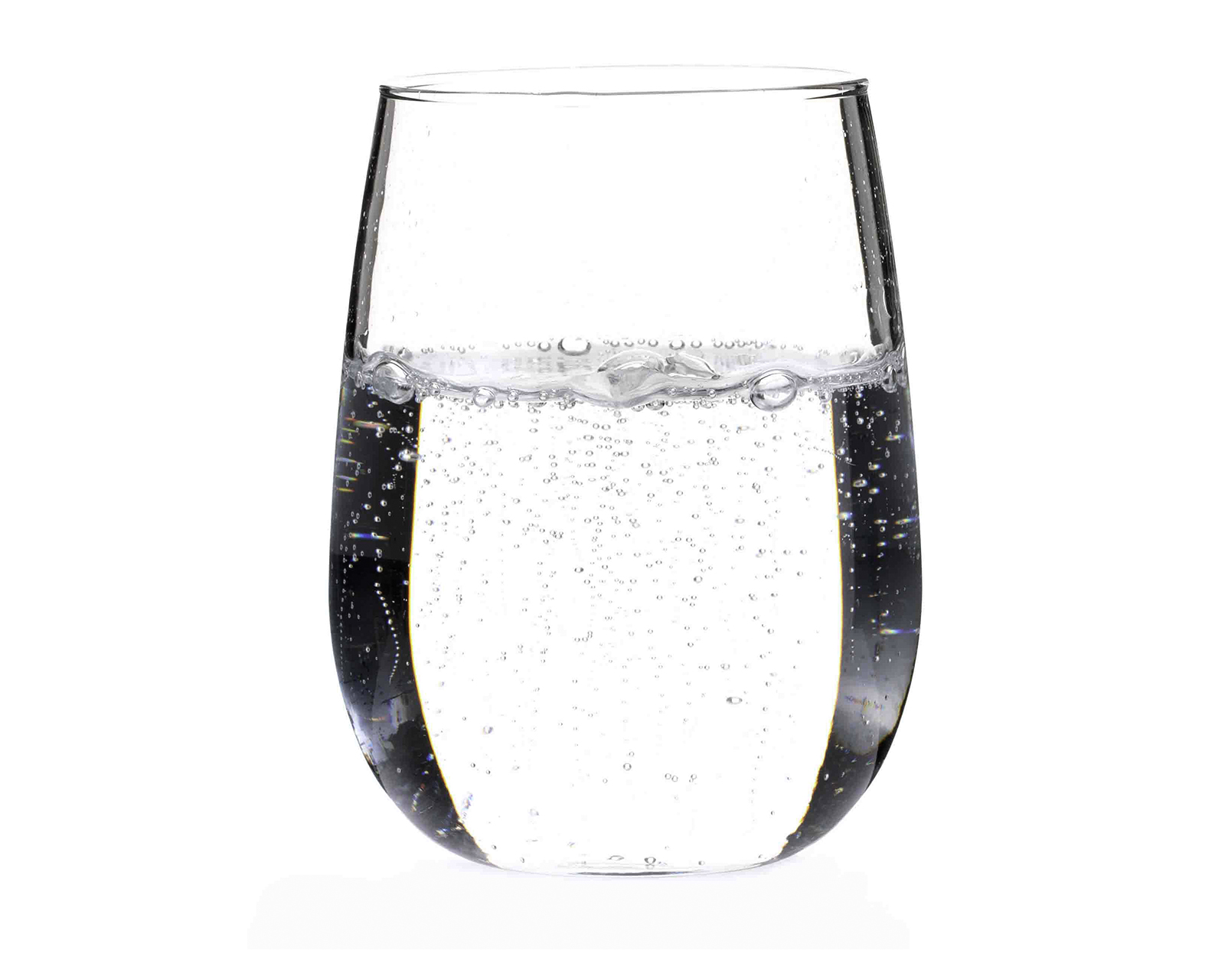Foto 2 pulgar | Juego de 6 Vasos de 490 ml Borgonovo Ducale de Vidrio Soplado Transparente