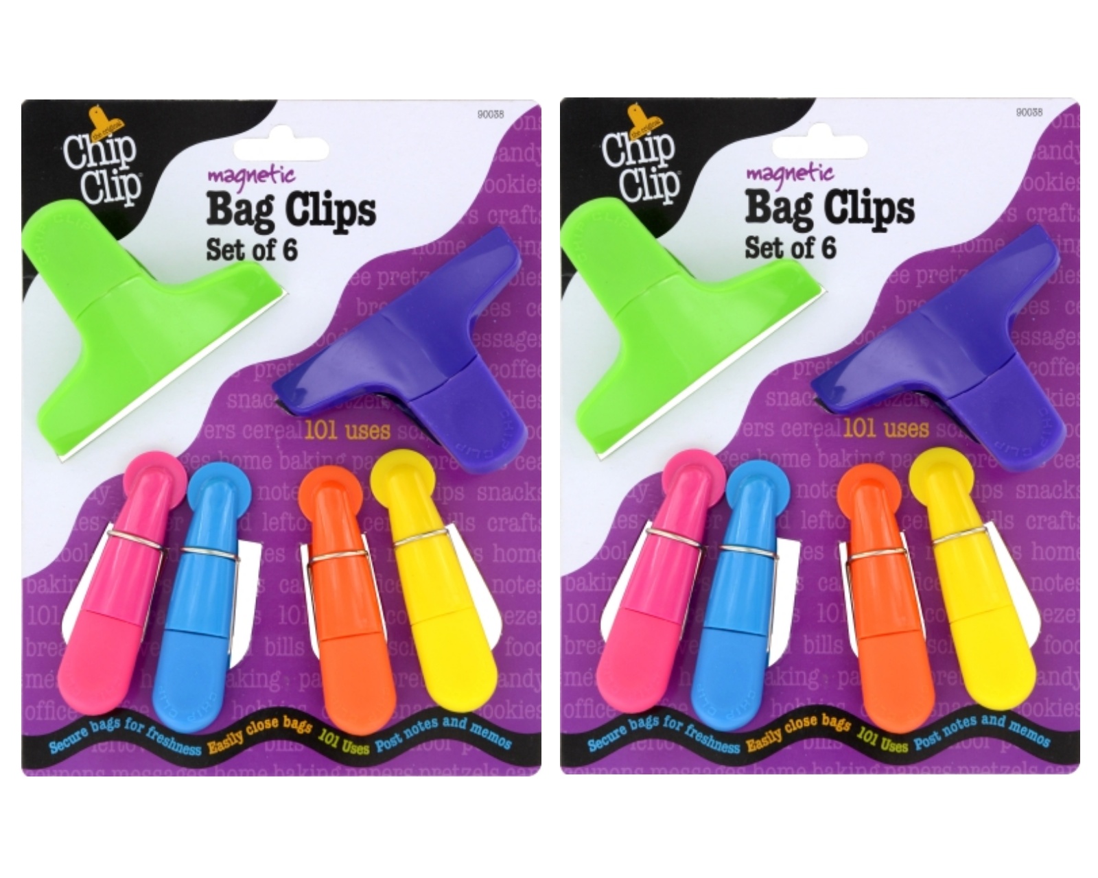 Foto 2 pulgar | Set de 12 Clips Chipclip Clip3 Multicolor