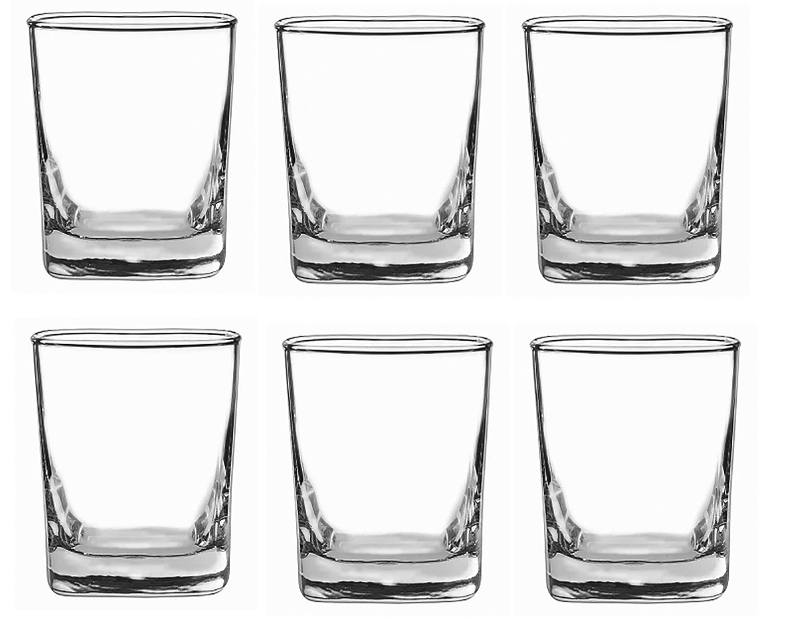 Juego de 6 Vasos Cristar Schubert Transparente de Vidrio de 325 ml