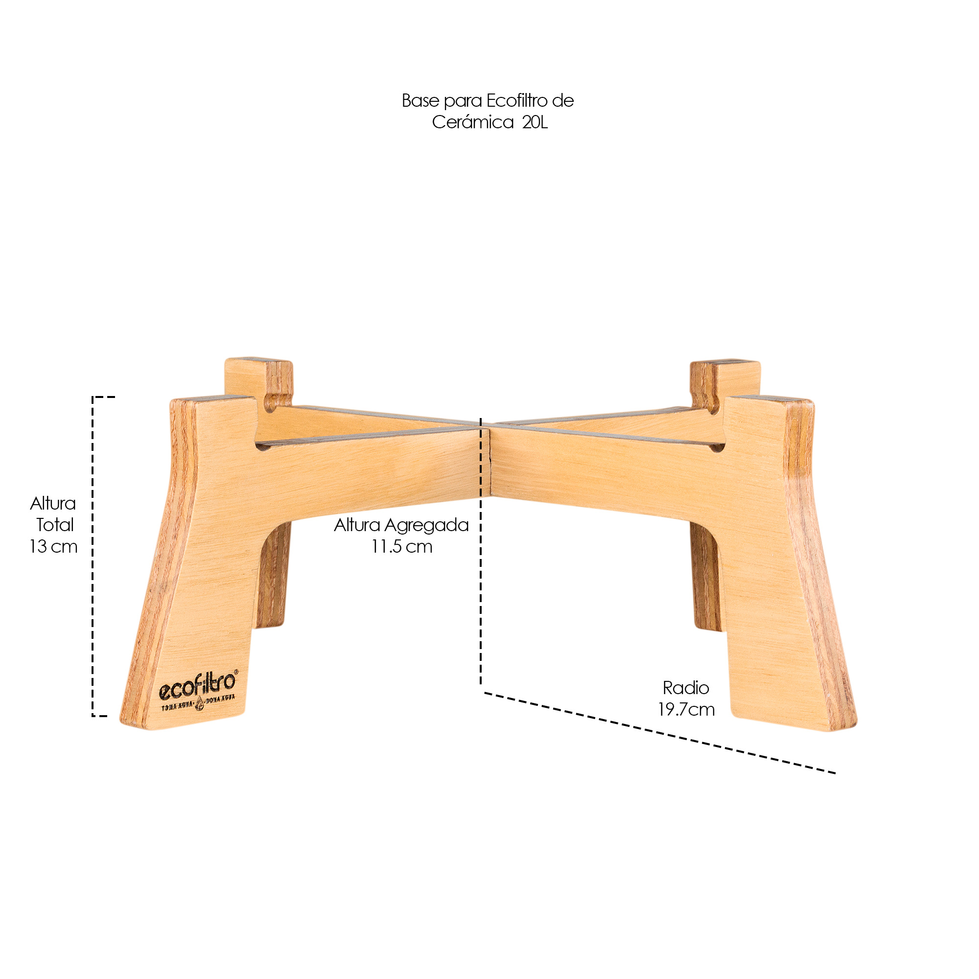 Foto 3 | Base para Ecofiltro de Cerámica Grande de 20 l