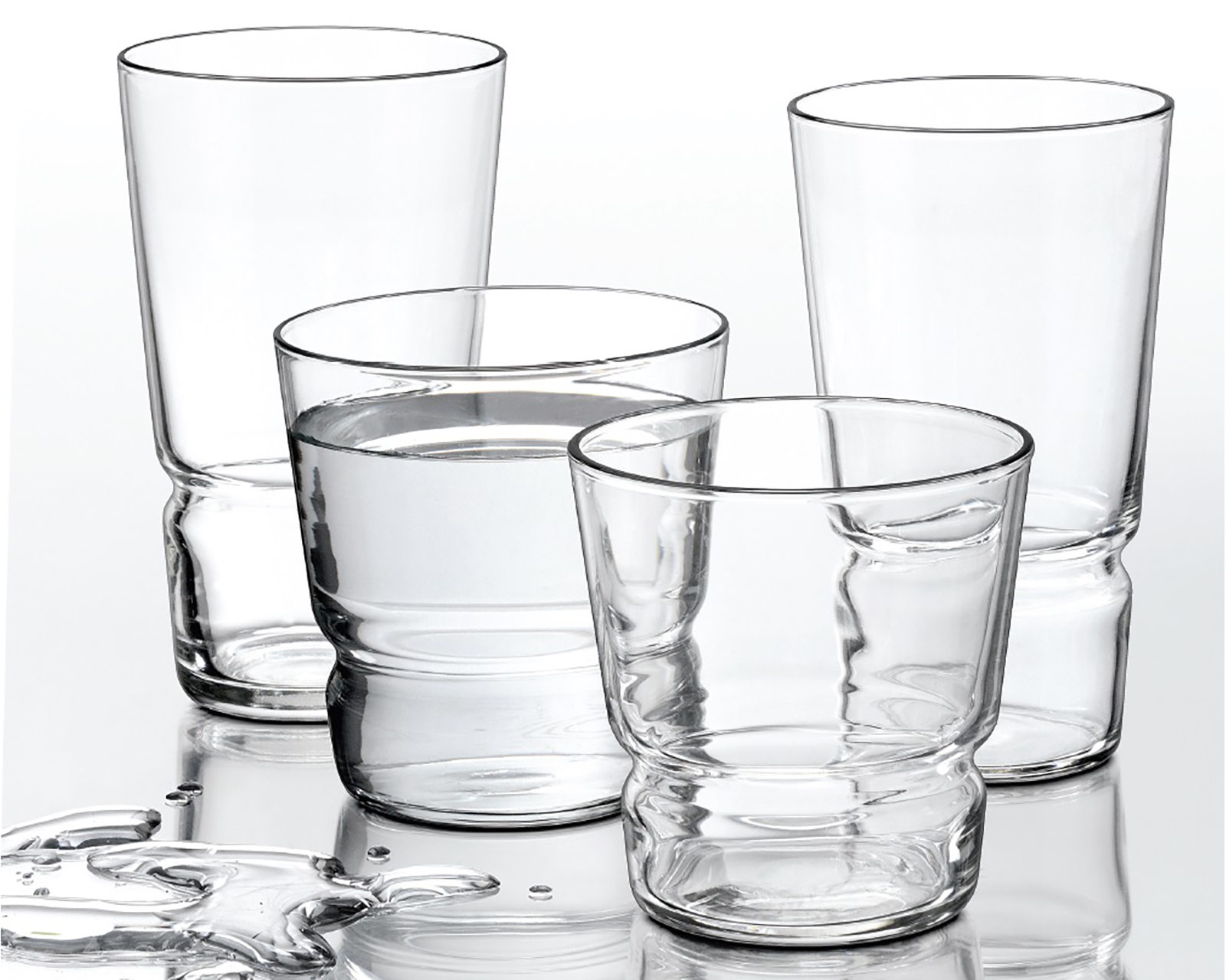 Foto 2 | Juego de 6 Vasos de Vidrio Borgonovo Brera de 350 ml