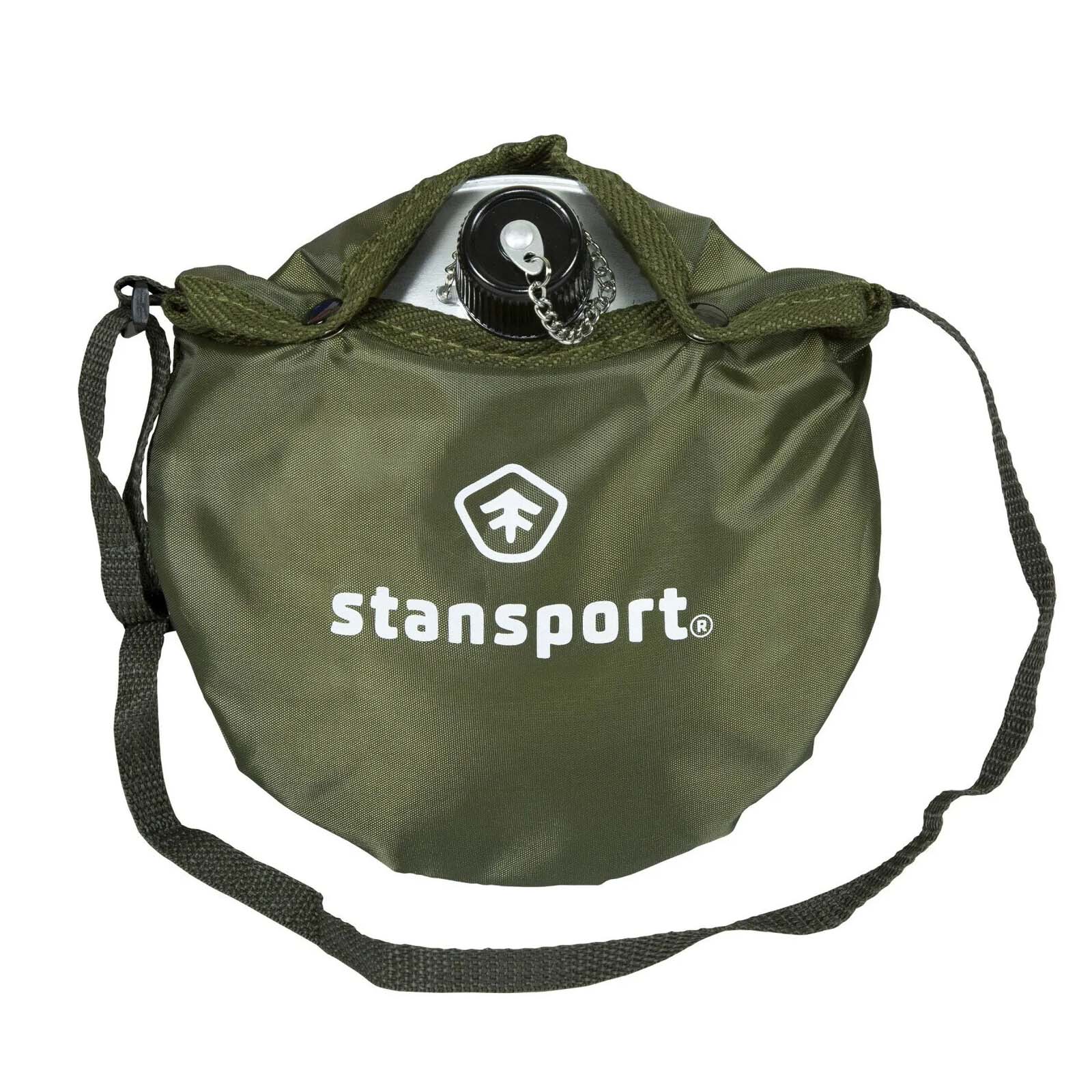 Cantimplora de Aluminio Stansport color Verde