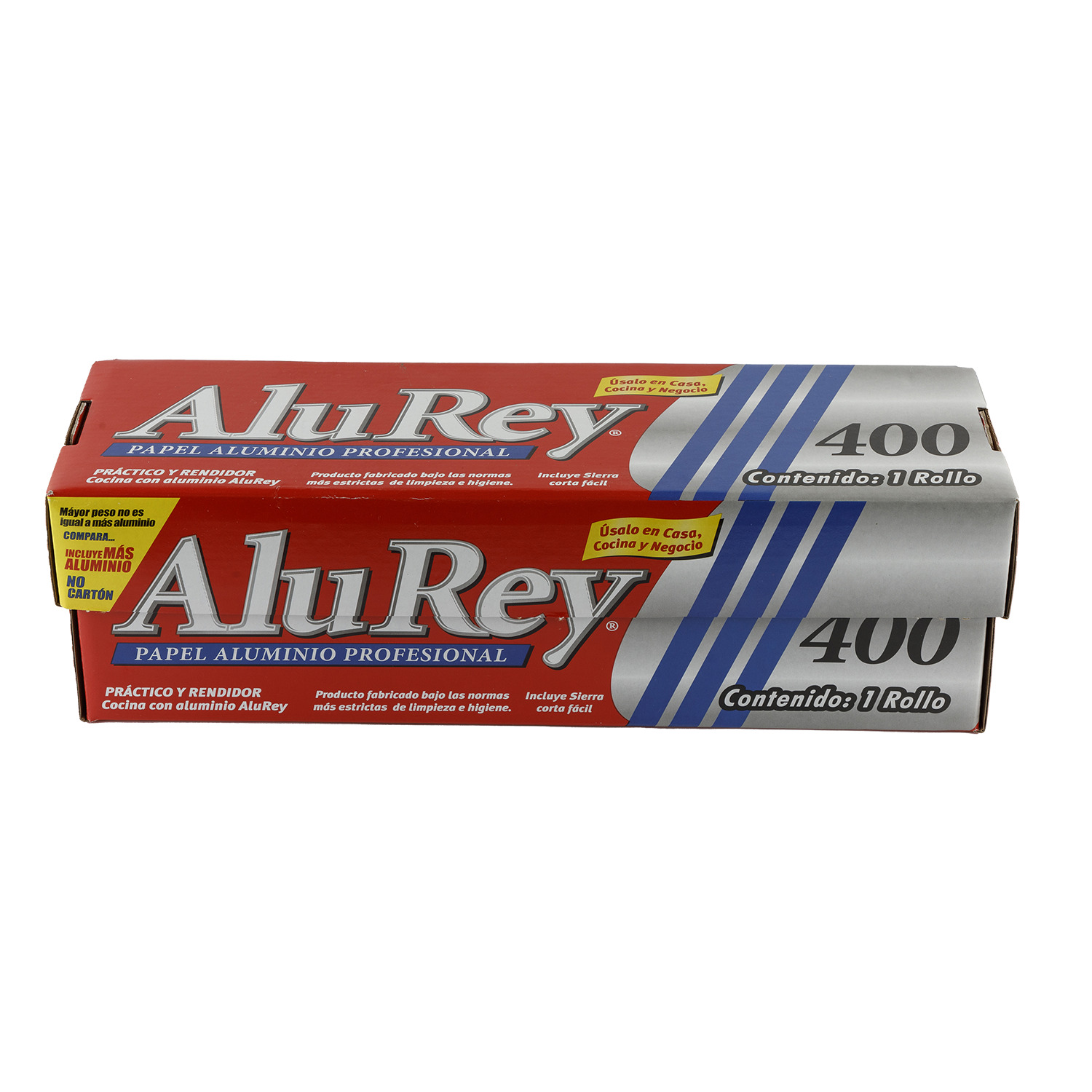 Foto 2 pulgar | Papel Aluminio Alurey 7282208 de 67 m x 29 cm color Gris