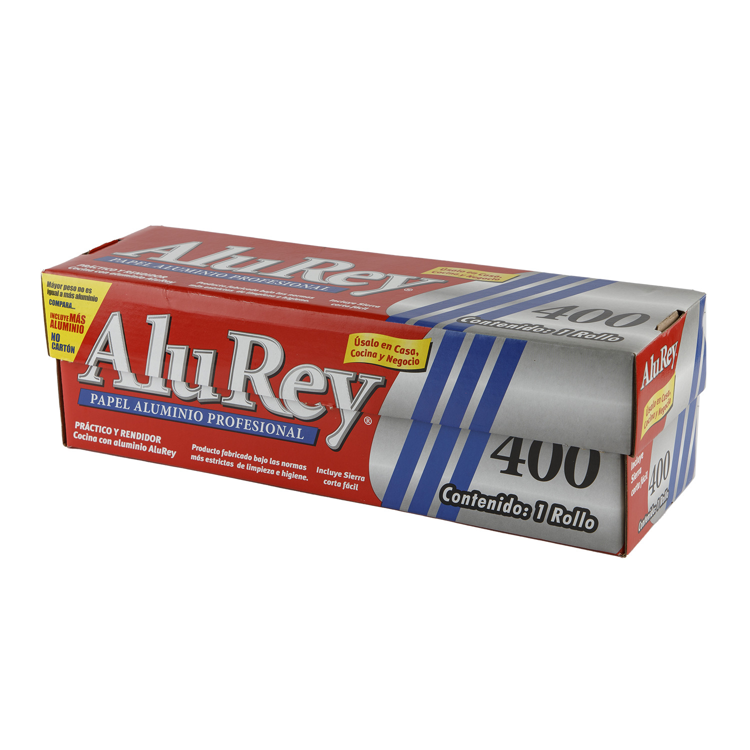 Foto 3 pulgar | Papel Aluminio Alurey 7282208 de 67 m x 29 cm color Gris