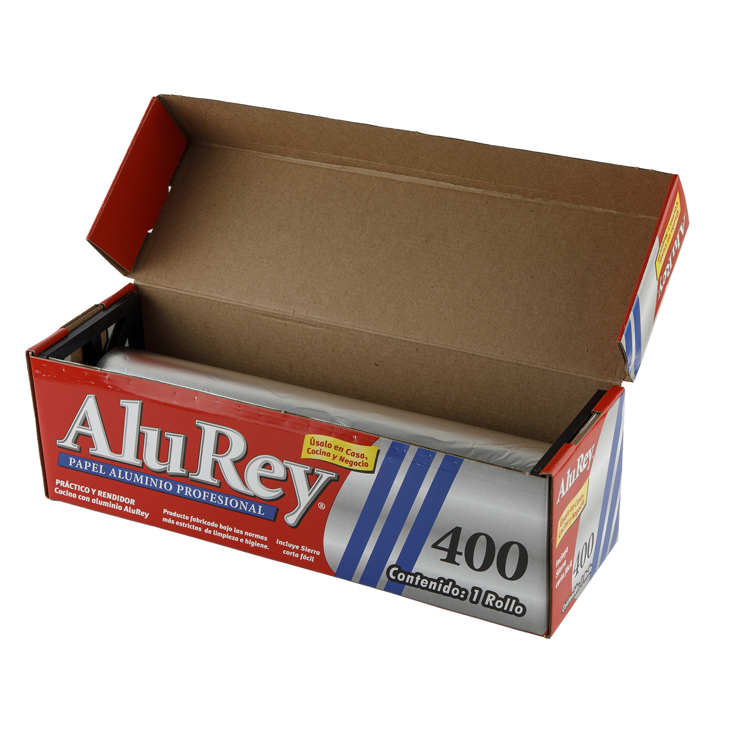Foto 4 pulgar | Papel Aluminio Alurey 7282208 de 67 m x 29 cm color Gris