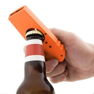 Foto 2 | Destapador de Botellas HappyWare 10016A color Naranja con Lanza Corcholatas