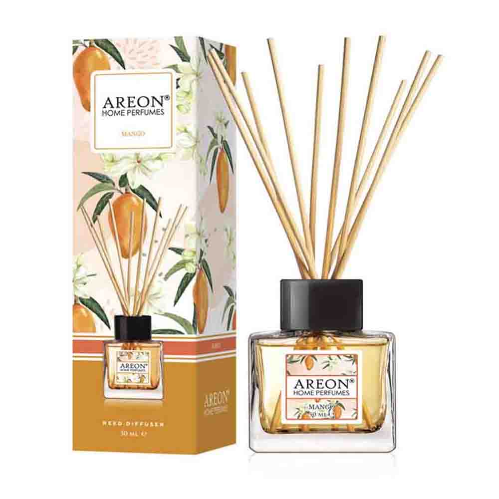 Difusor Areon BHP07 color Naranja Ambientador Varillas 50 ml Aroma Mango