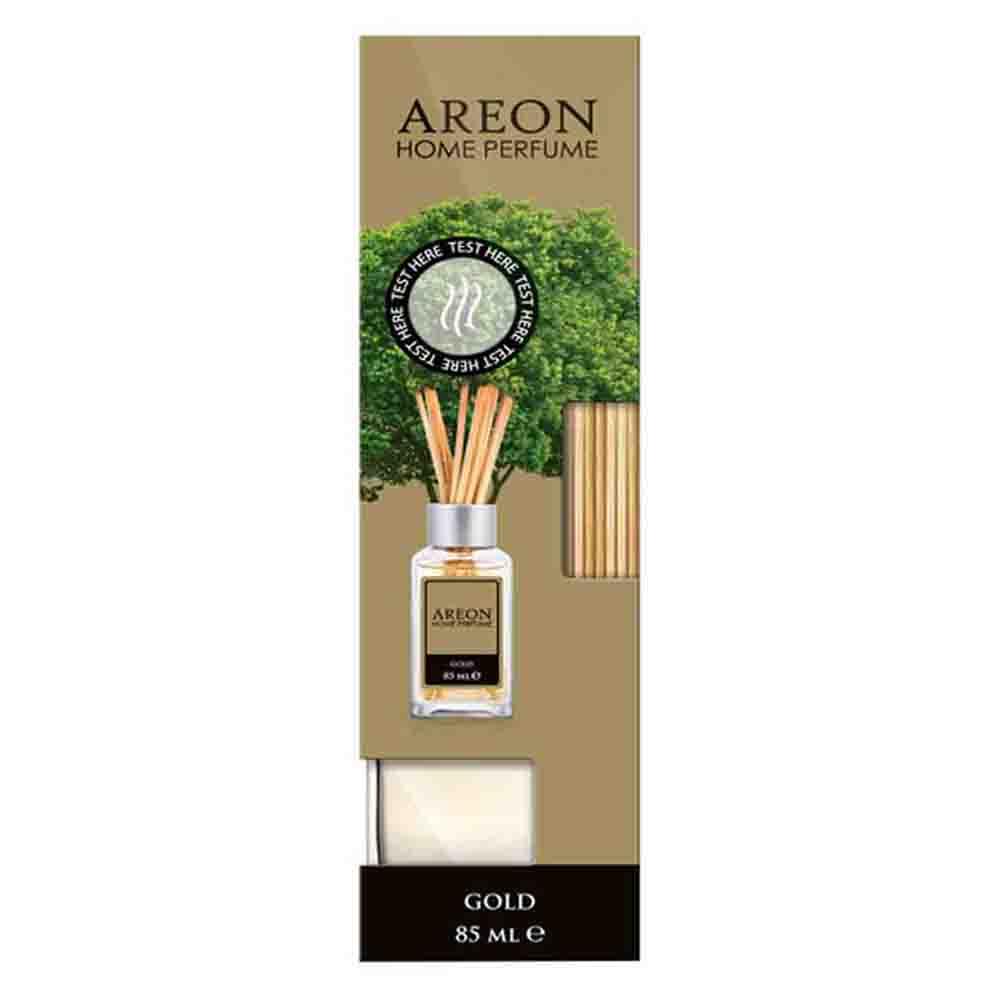 Foto 3 pulgar | Difusor Areon PL01 color Dorado Ambientador Varillas 85 ml Aroma Gold