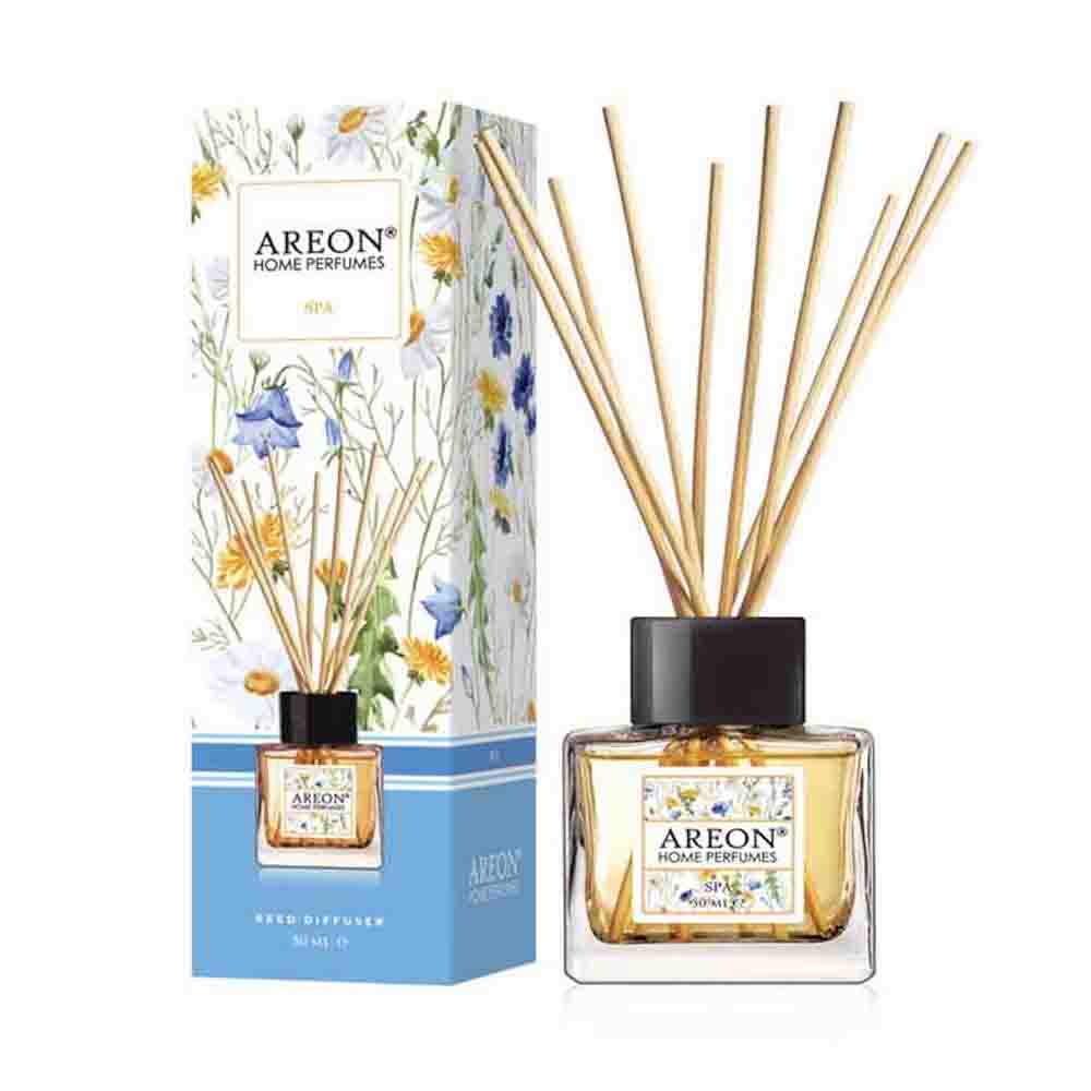 Difusor Areon BHP03 color Azul Ambientador Varillas Perfume 50 ml Aroma Spa