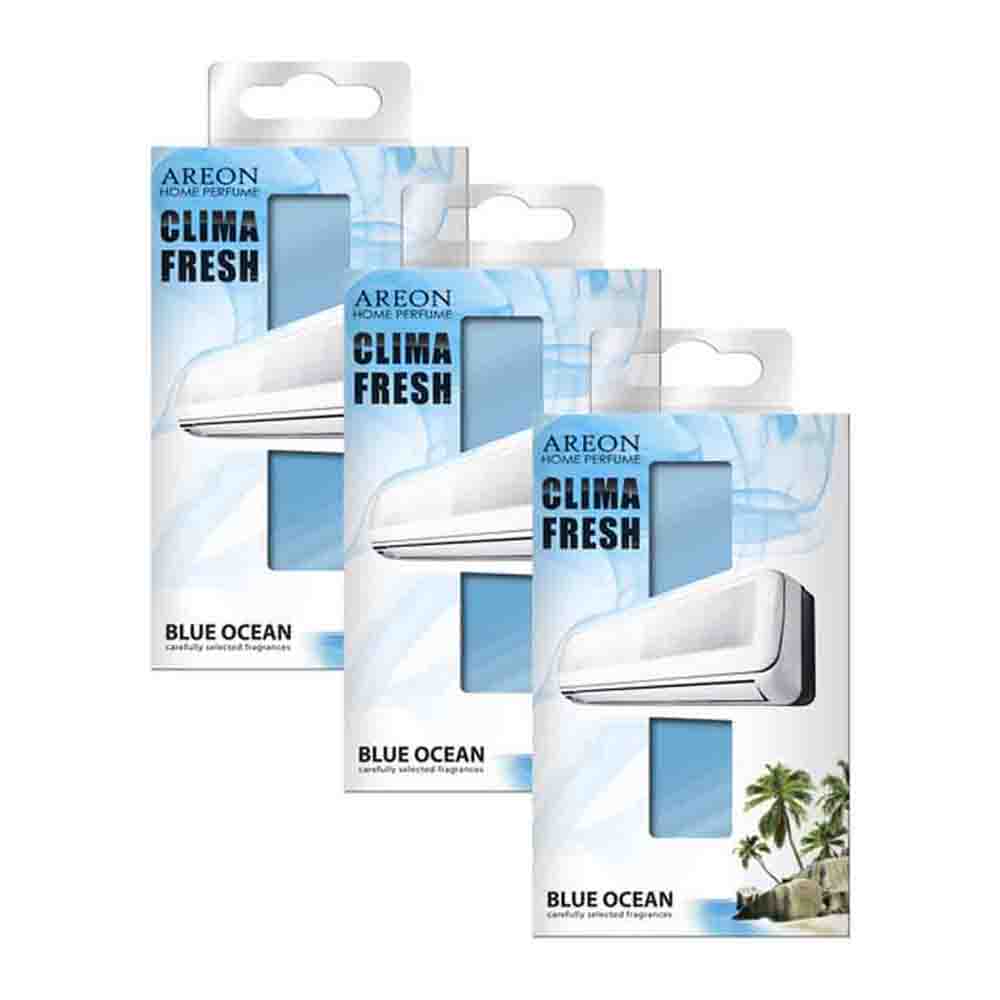 Foto 2 pulgar | Aromatizante Areon CF06-3PK color Azul Clima Fresh Aroma Blue Ocean Pack 3piezas