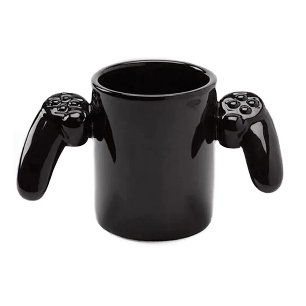 Foto 2 pulgar | Taza Gamer de Cerámica Happyware 10052a Game Over Control Play Station color Negro