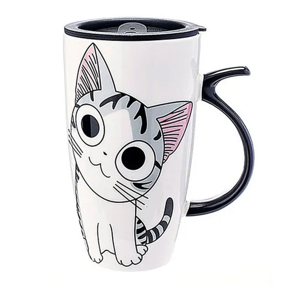 Taza de Gato Gatito Chi Mod B HappyWare 10072B color Blanco