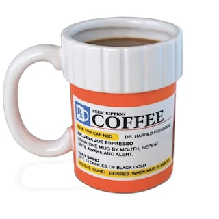 Foto 1 | Taza de Cerámica en Forma de Frasco Pastillero Happyware 10091a color Blanco