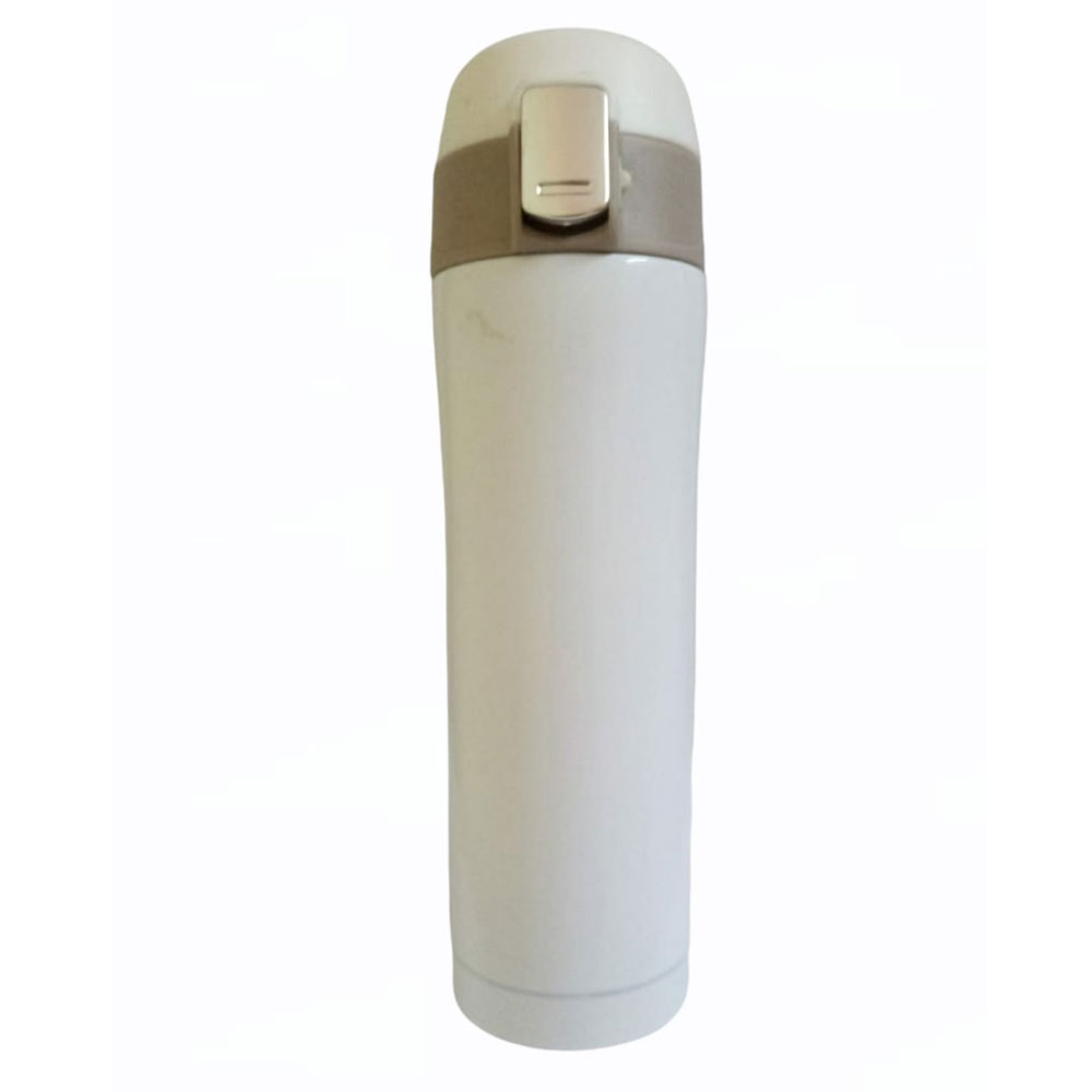 Foto 2 pulgar | Termo de Acero Inoxidable Happyware con Seguro Antiderrame Blanco