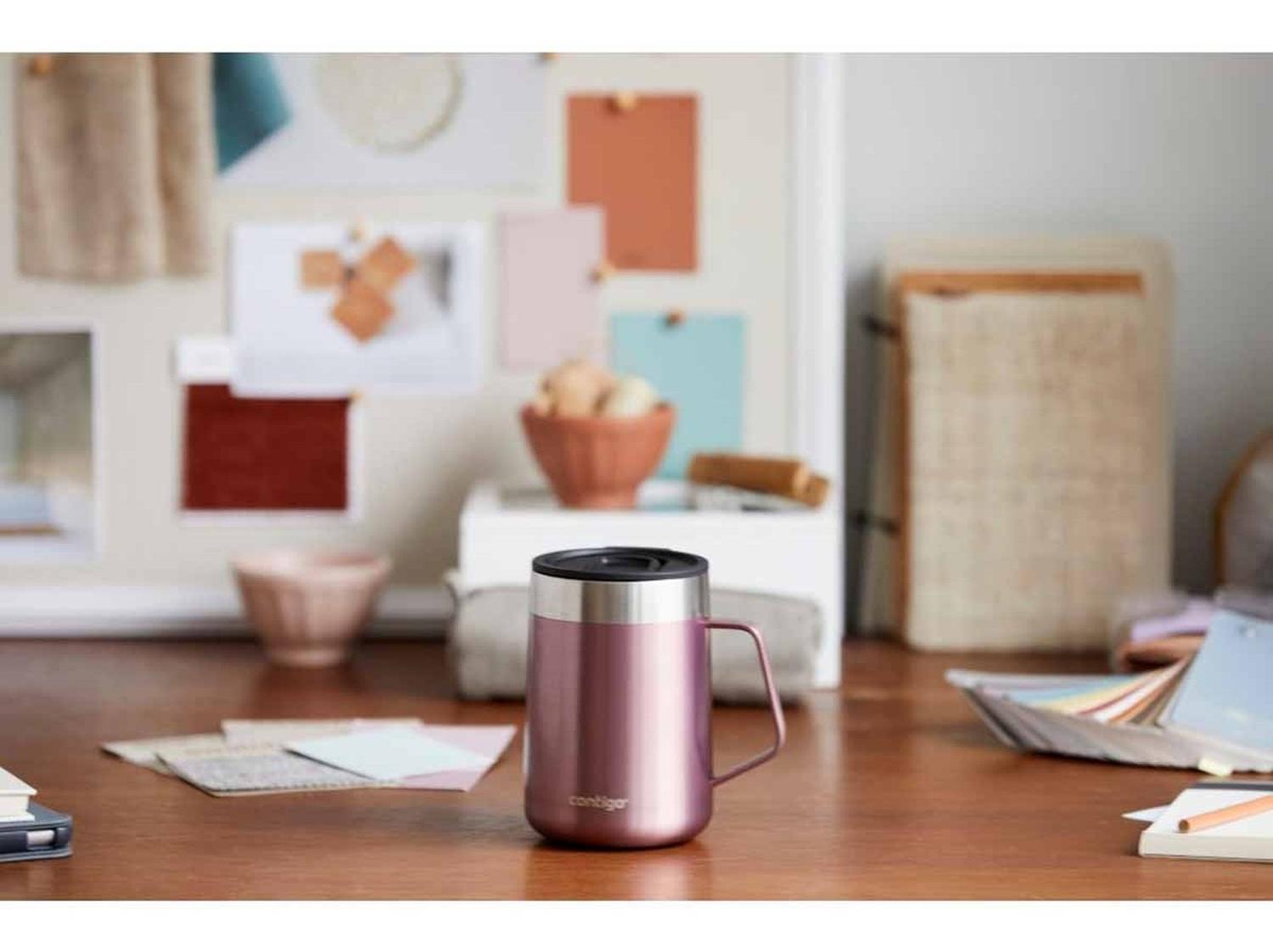 Foto 6 | Taza Termica Termo Contigo 2144612 Rambler color Rosa más Tapa 14 Oz/414 ml