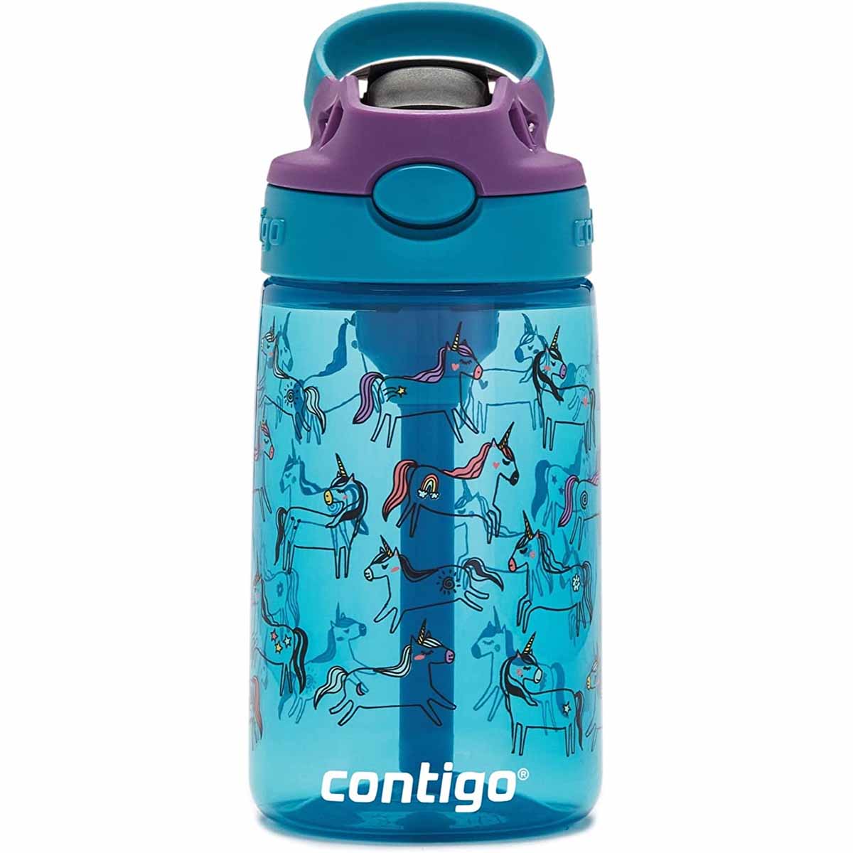 Foto 2 pulgar | Botella Contigo 2126115 color Azul 414 ml/14 Oz Autospout Agua Niños Infantil