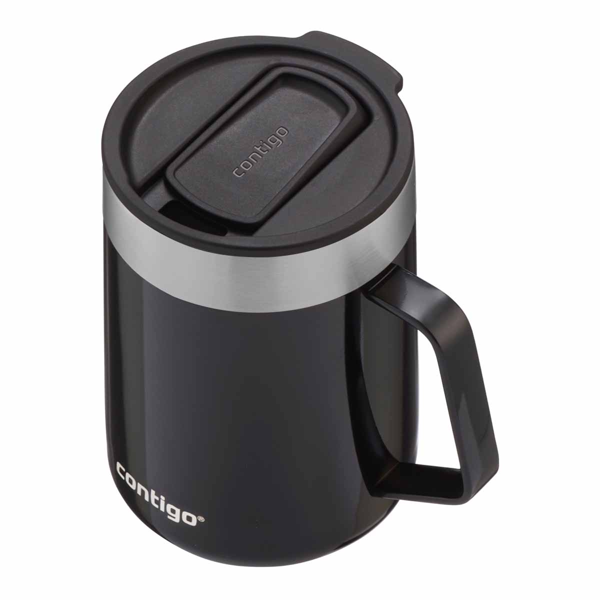 Foto 3 pulgar | Taza Térmica Termo Contigo 2144597 color Negro más Tapa para Caliente y Frio 14 Oz