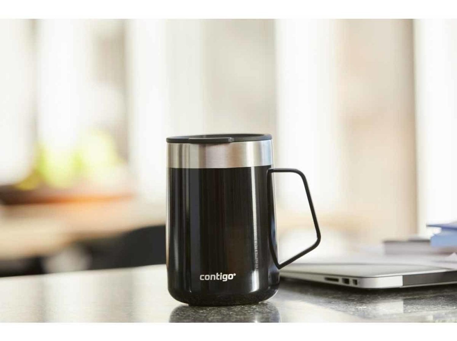 Foto 7 | Taza Térmica Termo Contigo 2144597 color Negro más Tapa para Caliente y Frio 14 Oz