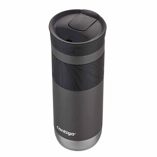 Foto 3 | Kit Termo Contigo 2104596 color Azul y Negro Vaso 20 Oz 2 Piezas Snapseal para Agua