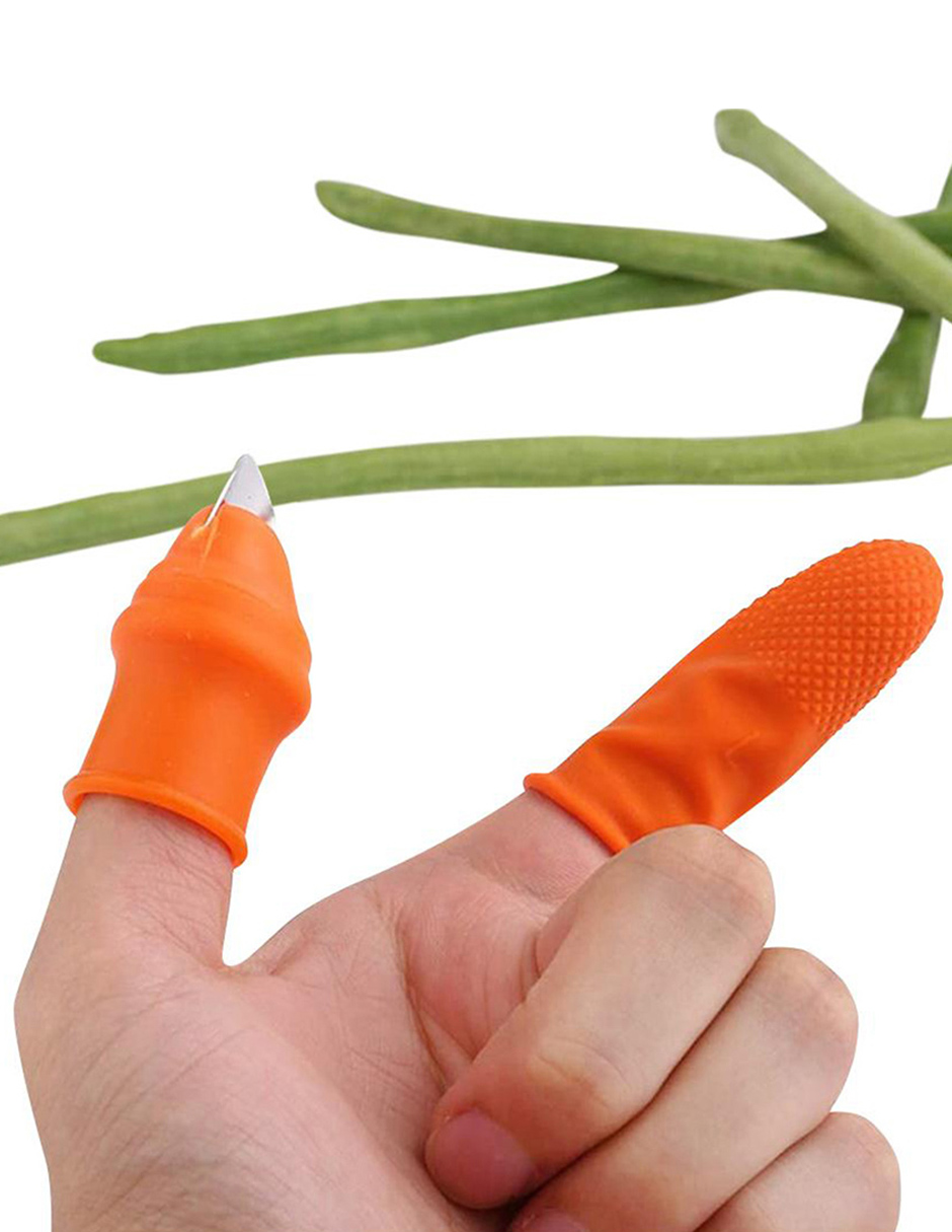 Foto 5 pulgar | Cuchillo de Pulgar Lo Necesito color Anaranjada Ideal para Cortar Fruta y para Jardinería