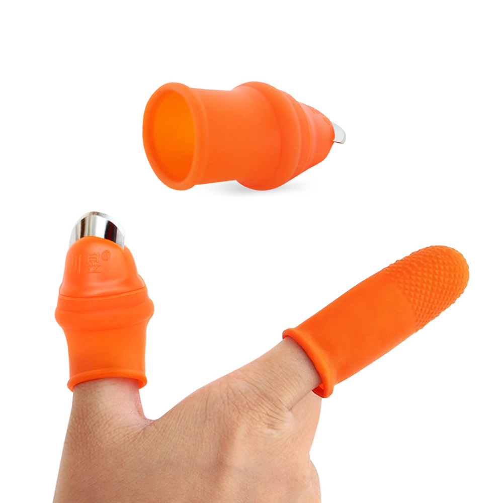 Foto 6 pulgar | Cuchillo de Pulgar Lo Necesito color Anaranjada Ideal para Cortar Fruta y para Jardinería