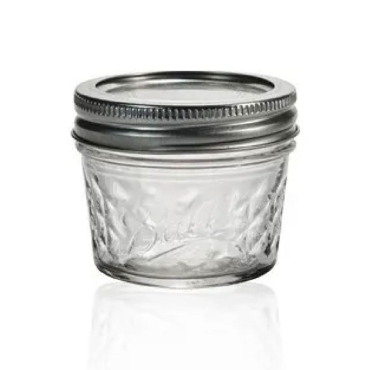 Foto 2 pulgar | Set de 24 Piezas Frascos Mason Jars Ball Quilted Transparente de 4oz/118ml Boca Regular