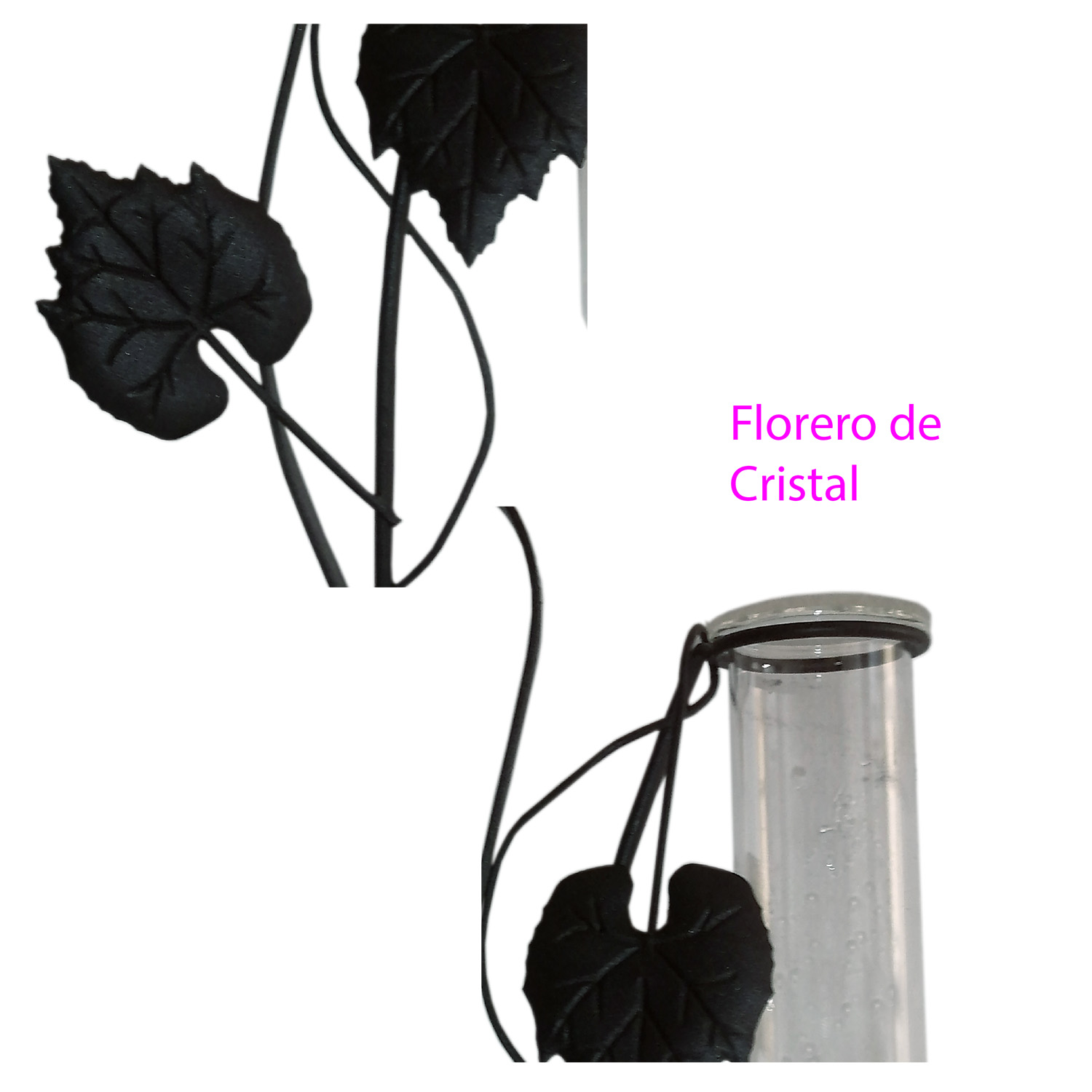 Foto 4 pulgar | Florero de Vidrio Chic Fantasy de Maceta con Base de Cristal