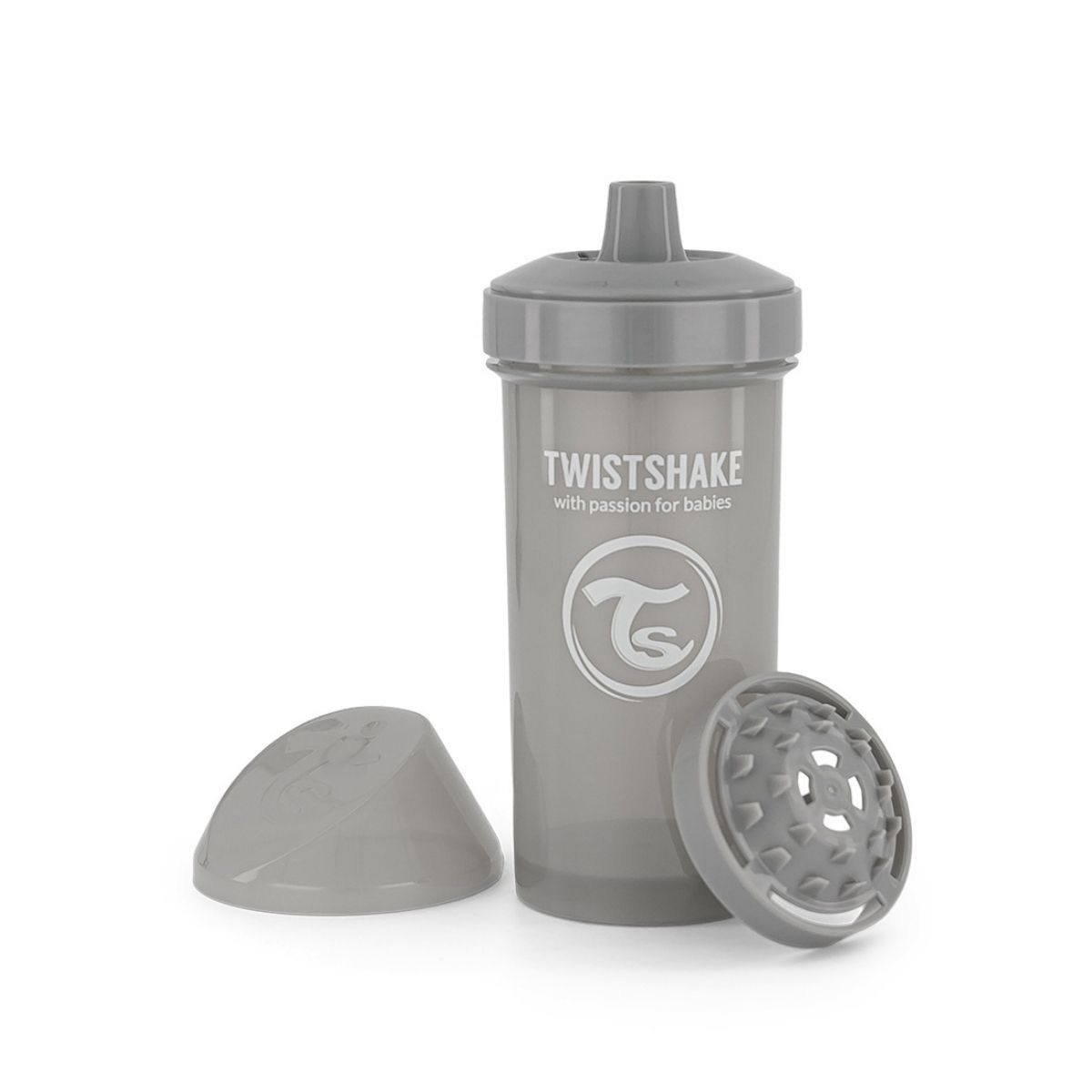 Foto 2 pulgar | Vaso Kid Cup Twistshake 12 oz color Gris