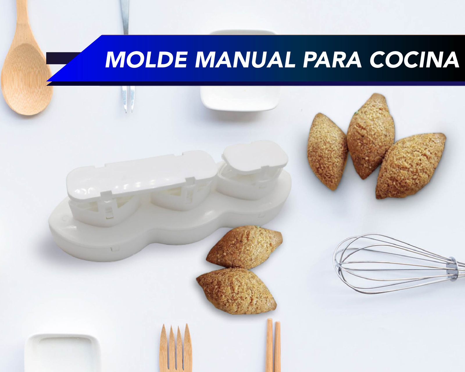 Foto 4 pulgar | Molde de Kipe Rd Royal Cook color Blanco