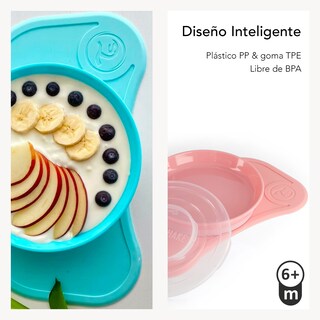 Foto 3 | Click-mat Mini + Plato color Rosa Twistshake