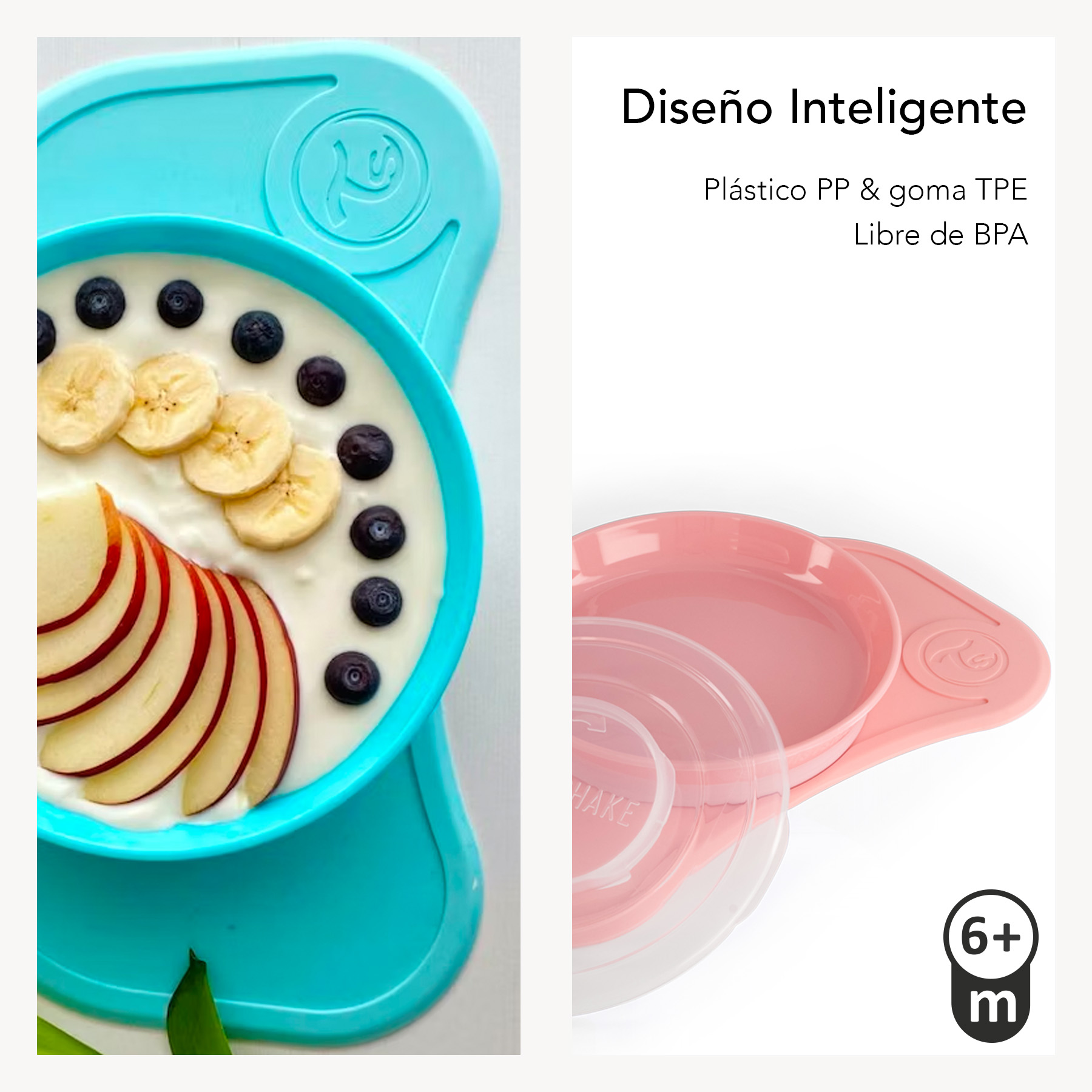 Foto 4 pulgar | Click-mat Mini + Plato color Azul Twistshake