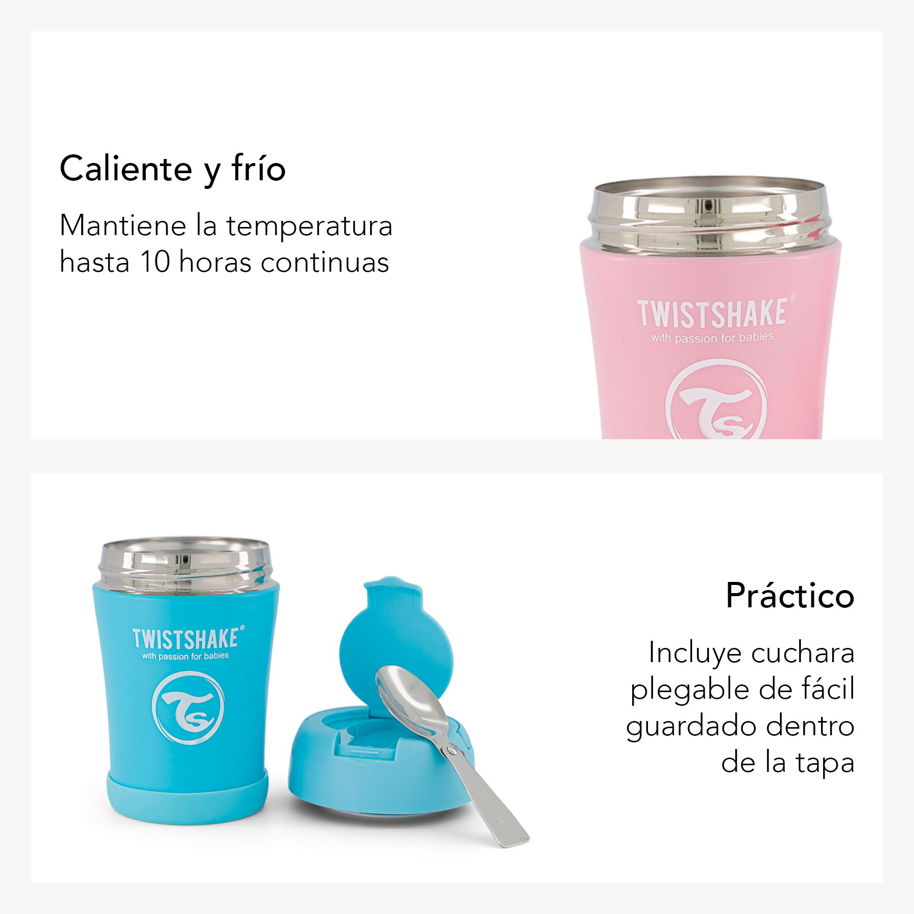 Foto 5 pulgar | Contenedor Térmico Twistshake 350 ml color Rosa