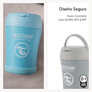 Foto 3 | Contenedor Térmico Twistshake 350 ml color Gris