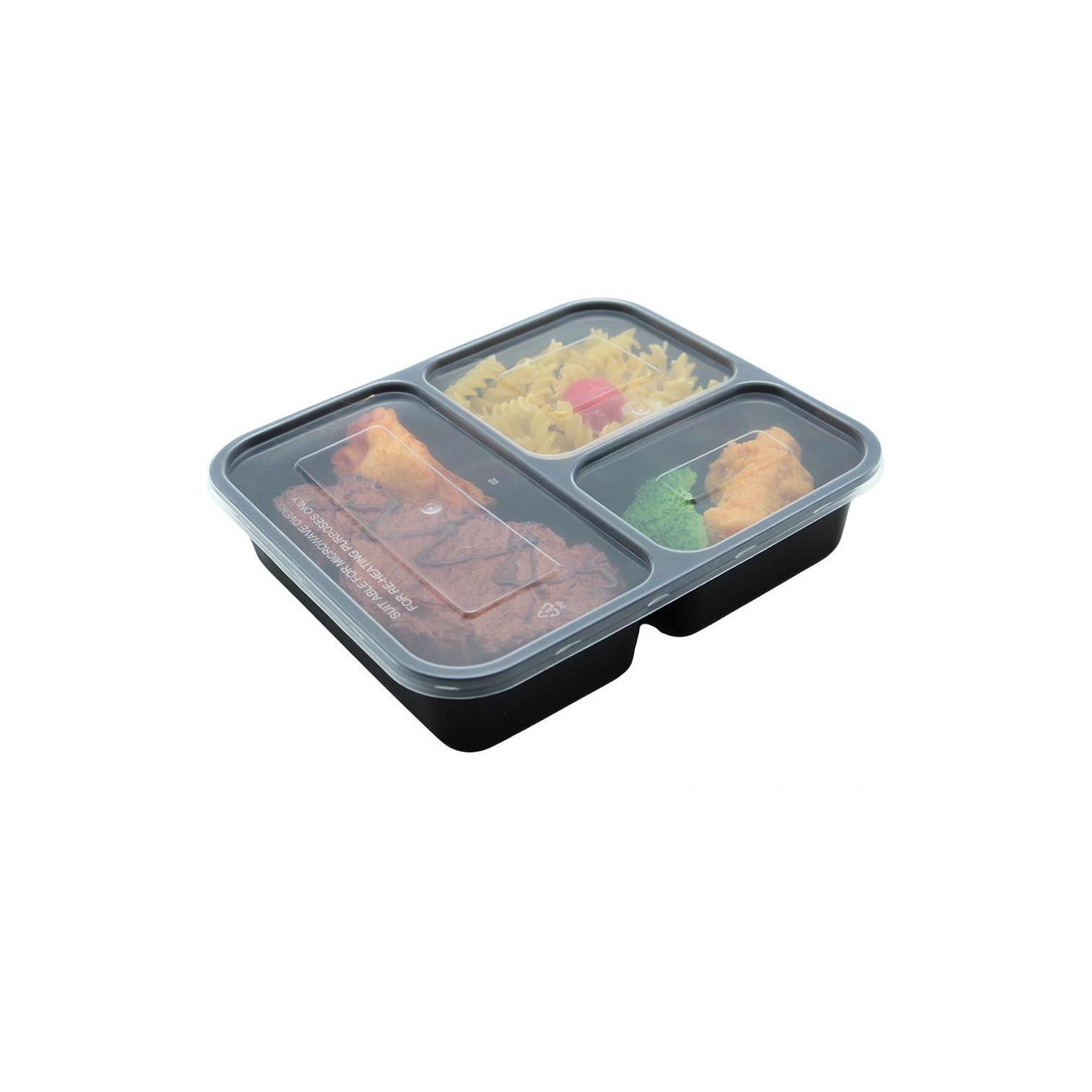 Foto 2 pulgar | Contenedores de Alimentos Rectangulares Reutilizables/ 7pz/ 32oz