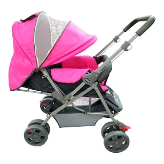 Foto 3 | Carriola para Bebé Angelin Baby color Rosa