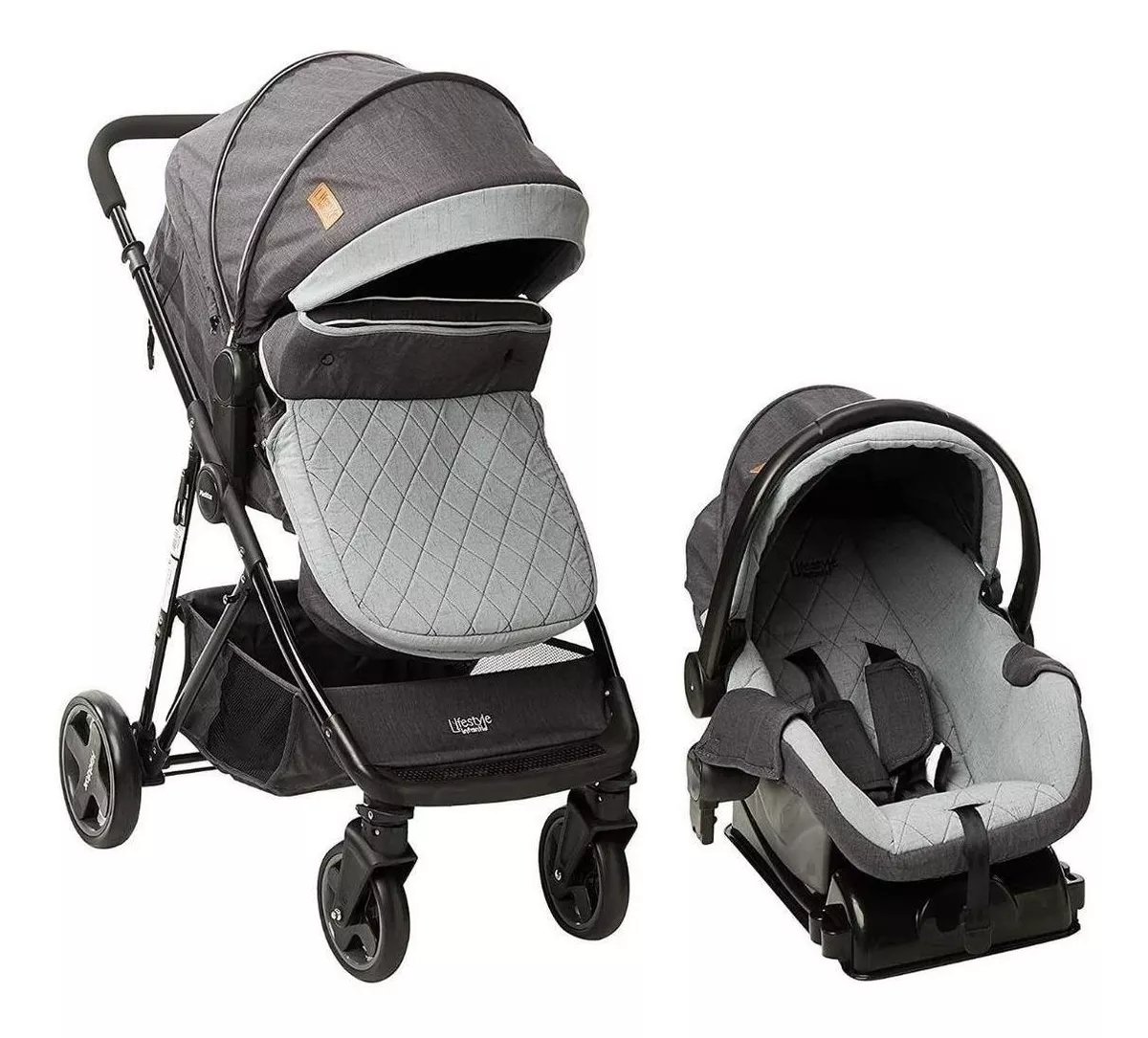 Carriola y Portabebé Infanti Maddox Travel System color Negro