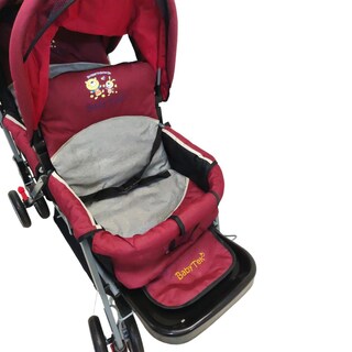 Foto 3 | Carriola Doble Tek P-F-2023 color Vino Plegable 8 Llantas