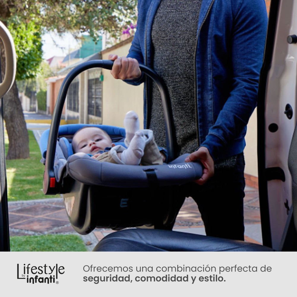 Foto 7 | Lifestyle By Infanti Carriola Sistema de Viaje Aria Asiento Reversible con Portabebé Color Gris